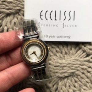 Ecclissi Sterling Silver Watch *New* - image 1